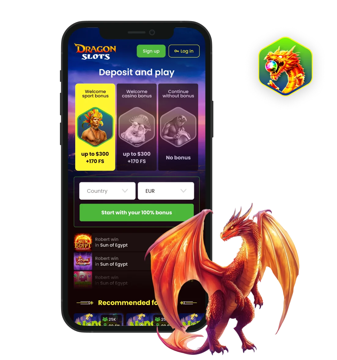 DRAGONSLOTS Casino App